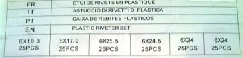 ESTUCHE 150 REMACHES DE PLASTICO - 1
