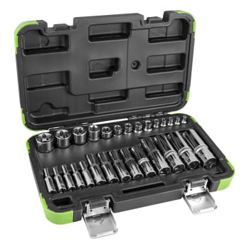 ESTUCHE COMPLETO 28 VASOS TORX/H CORTOS Y LARGOS