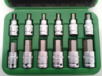 ESTUCHE 12 VASOS 1/2" PUNTA ALLEN 5-22MM